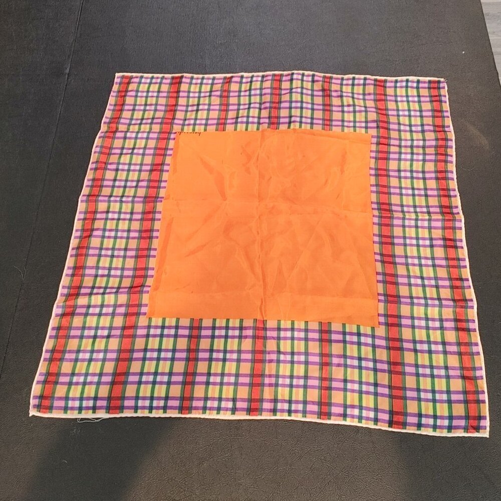 Bernardi Orange Scarf Vintage